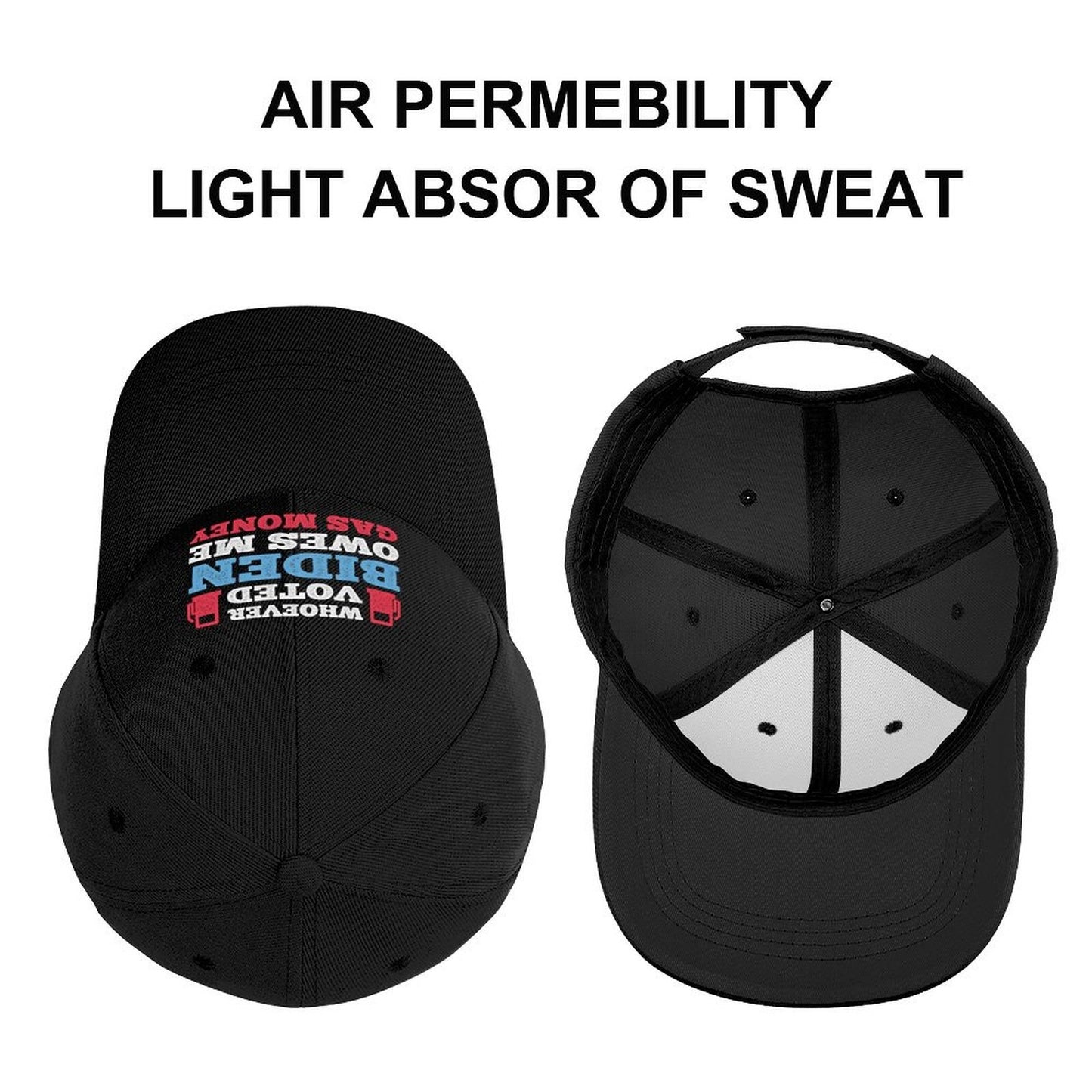 "Whoever Voted Biden Owes Me Gas Money" Meme - Conservative Baseball Cap Funny - Liberty Essentials Apparel