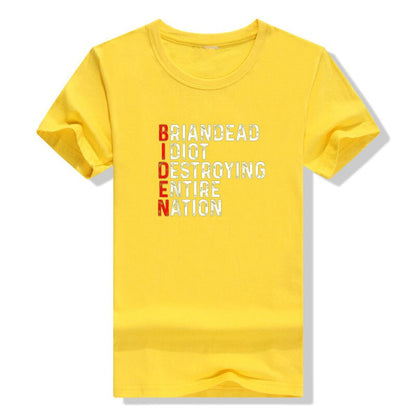 Anti President Joe Biden is an Idiot Funny T-Shirt - Liberty Essentials Apparel