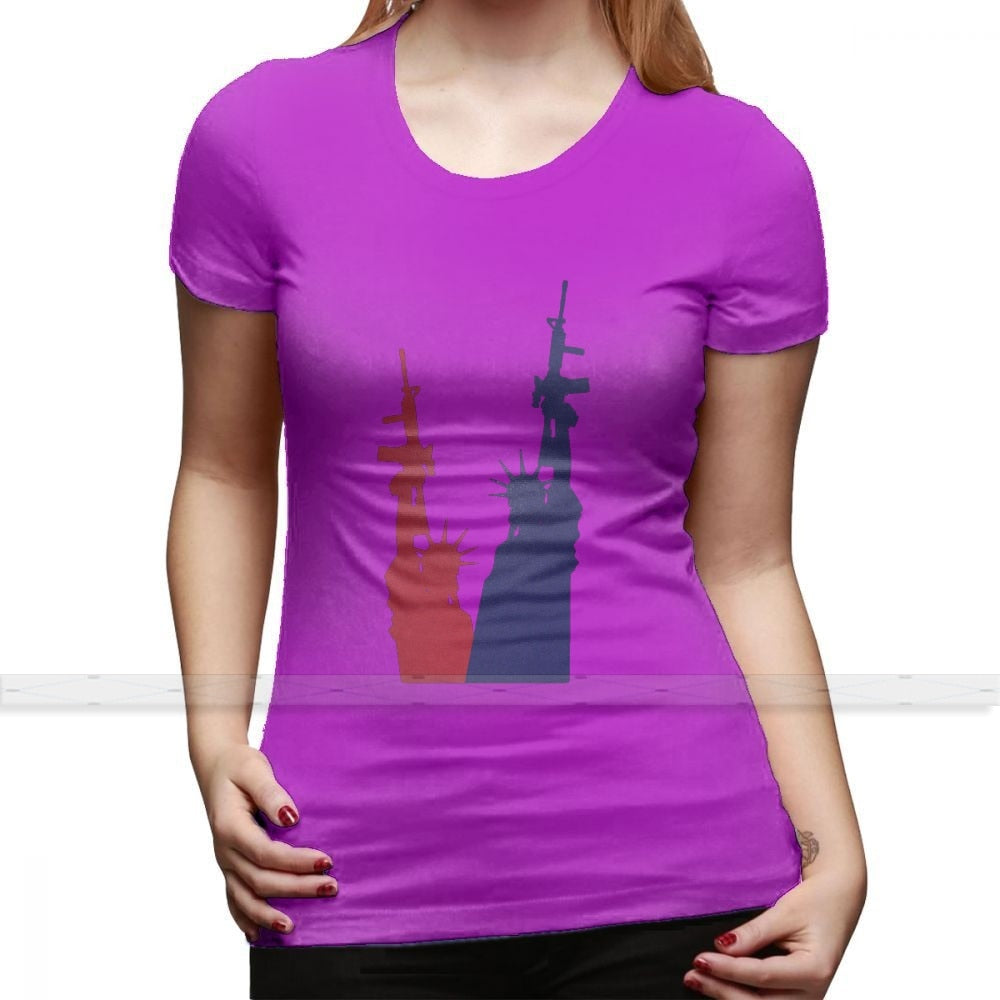Lady Liberty and the 2nd Amendment T-Shirt - Liberty Essentials Apparel