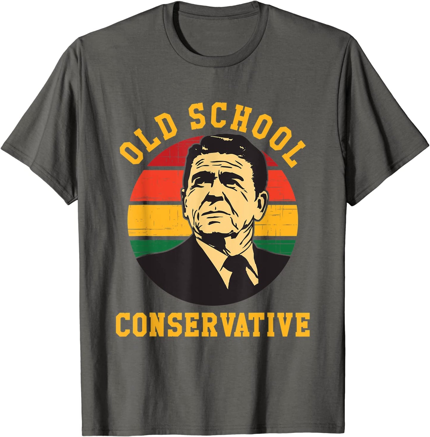 Ronald Reagan - Old School Conservative T-Shirt Funny - Liberty Essentials Apparel