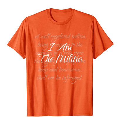 A Well Regulated Militia, being... Pro 2nd Amendment T-Shirt - Liberty Essentials Apparel