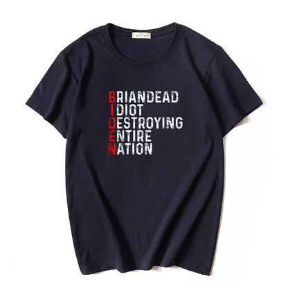 Anti President Joe Biden is an Idiot Funny T-Shirt - Liberty Essentials Apparel