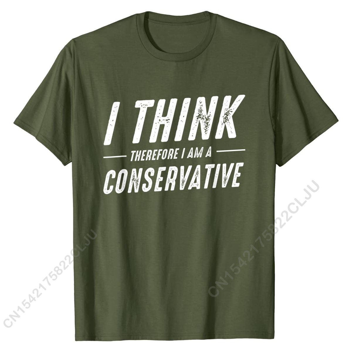 I Think Therefore I Am A Conservative T-Shirt - Liberty Essentials Apparel