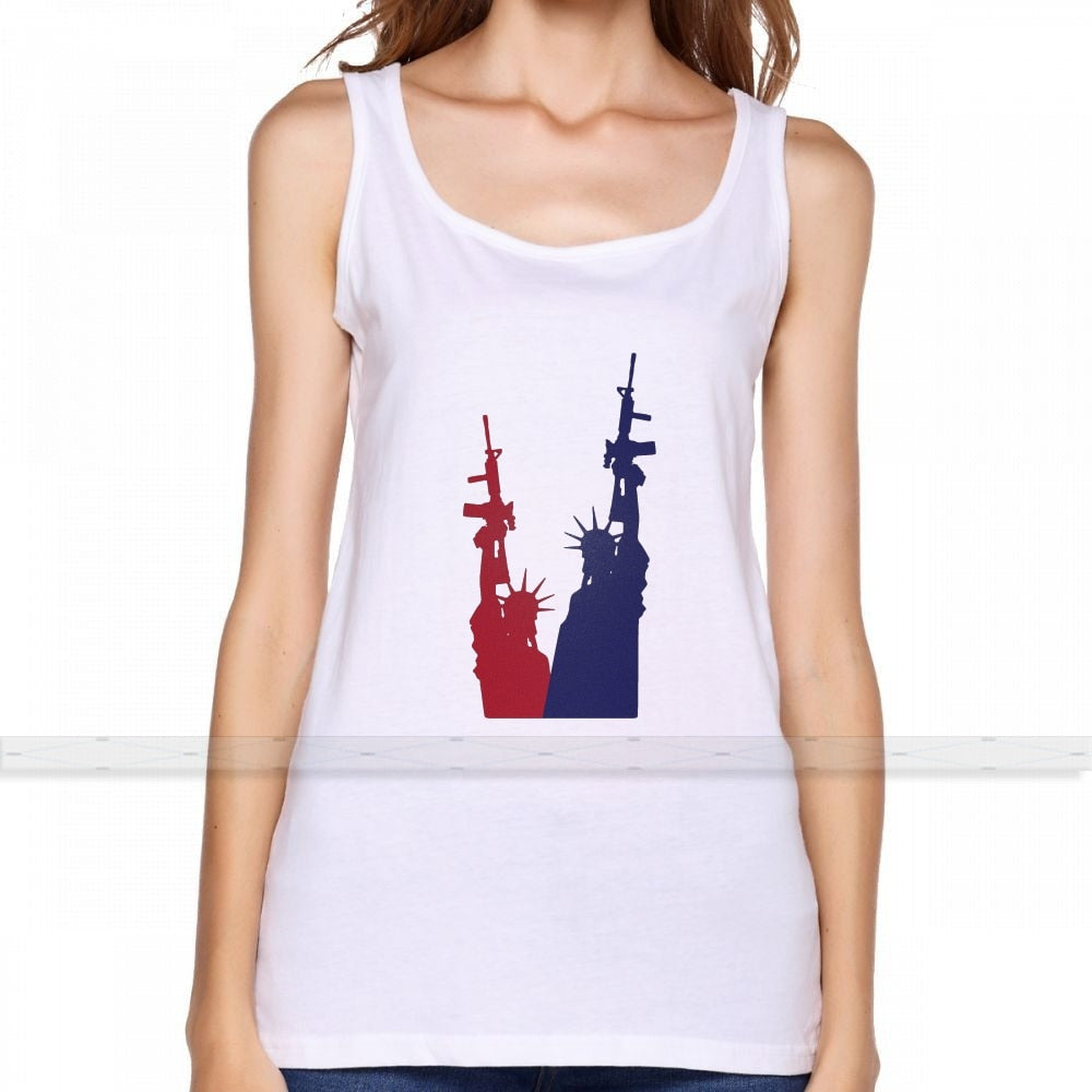 Lady Liberty and the 2nd Amendment T-Shirt - Liberty Essentials Apparel
