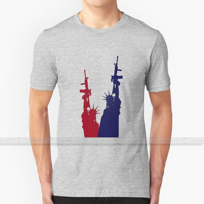 Lady Liberty and the 2nd Amendment T-Shirt - Liberty Essentials Apparel