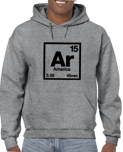 Ar-15 Periodic America Pro Gun Hoodies Sweatshirts - Liberty Essentials Apparel