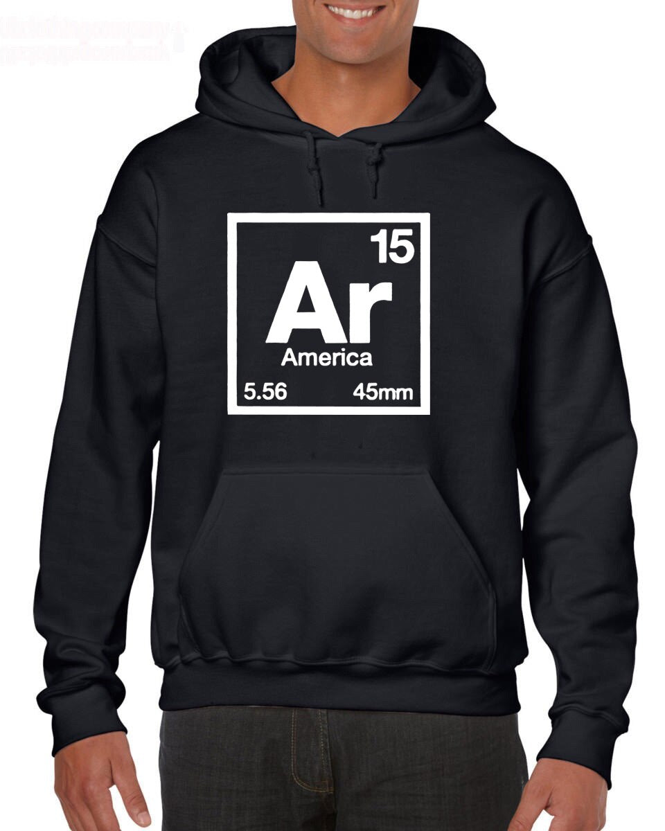 Ar-15 Periodic America Pro Gun Hoodies Sweatshirts - Liberty Essentials Apparel