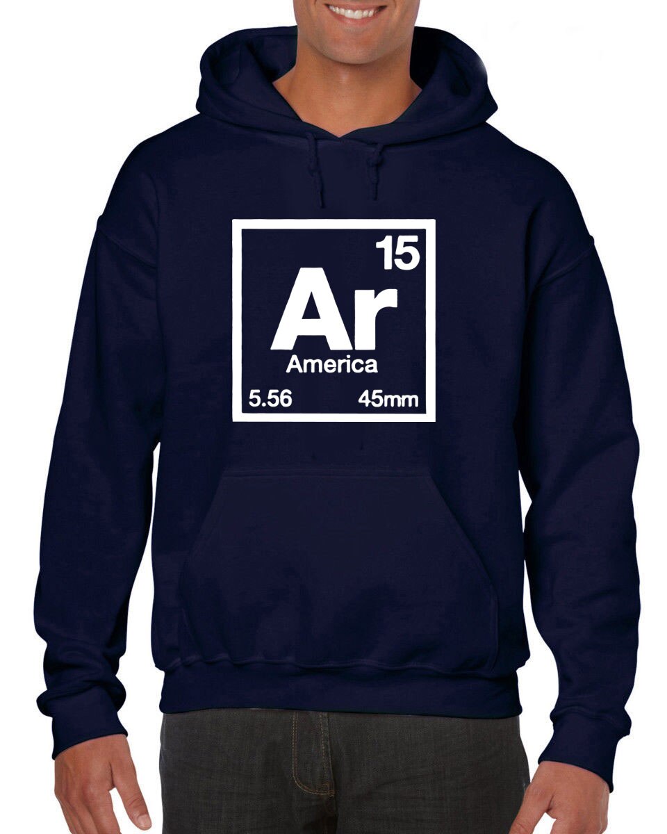 Ar-15 Periodic America Pro Gun Hoodies Sweatshirts - Liberty Essentials Apparel