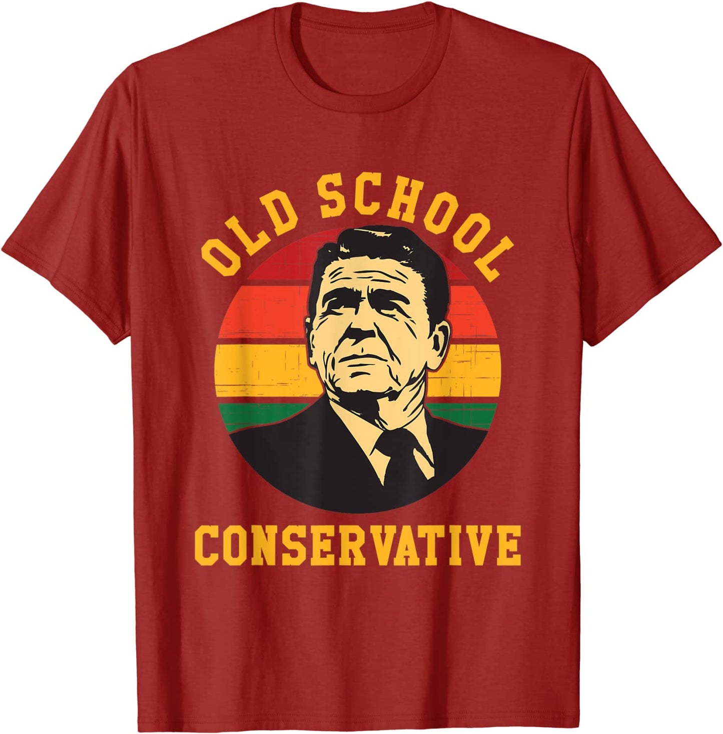 Ronald Reagan - Old School Conservative T-Shirt Funny - Liberty Essentials Apparel