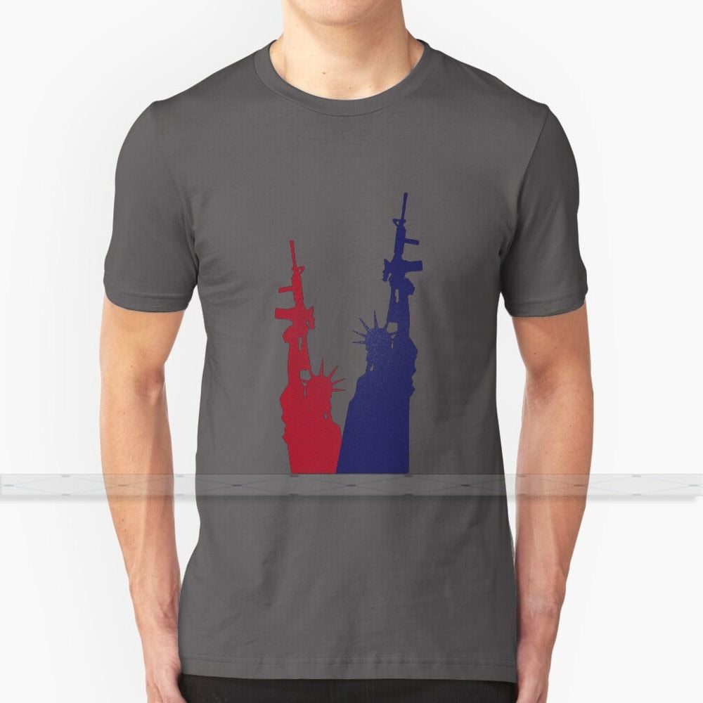 Lady Liberty and the 2nd Amendment T-Shirt - Liberty Essentials Apparel