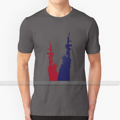 Lady Liberty and the 2nd Amendment T-Shirt - Liberty Essentials Apparel