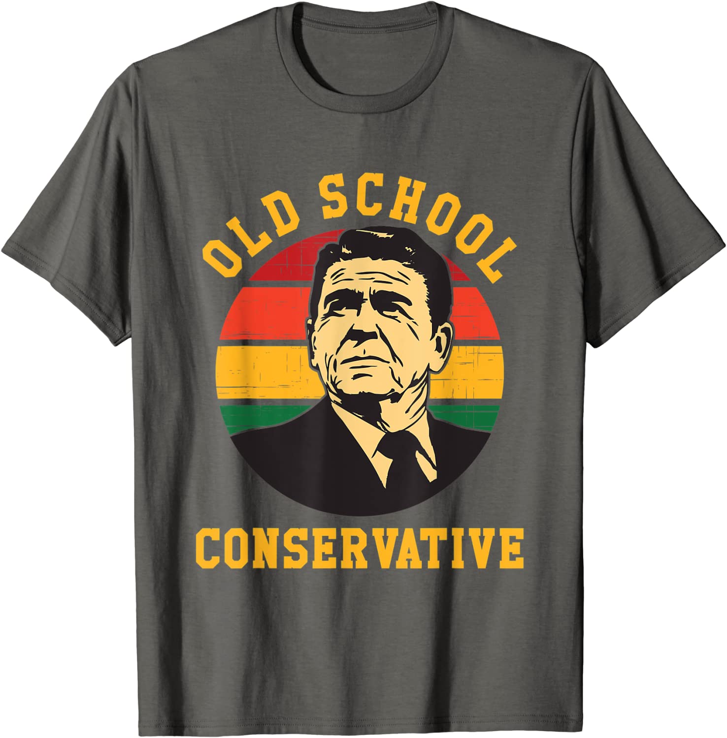 Ronald Reagan - Old School Conservative T-Shirt Funny - Liberty Essentials Apparel