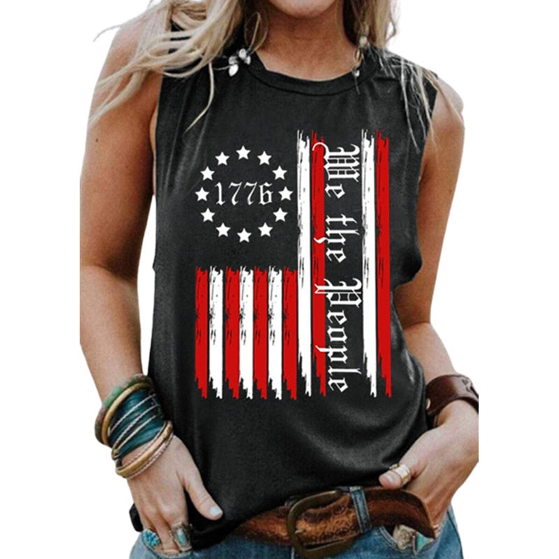 We the People Graphic Tank Top - Liberty Essentials Apparel