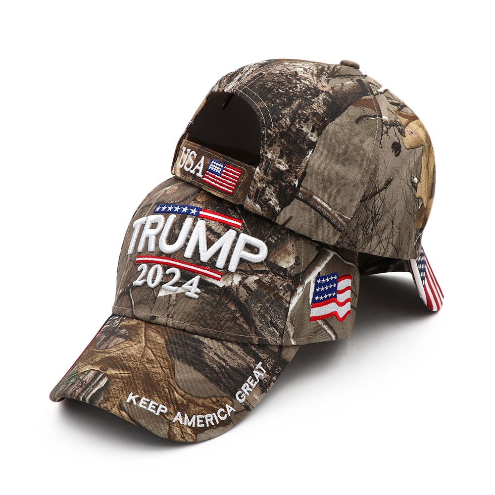 Take America Back! Trump 2024 Embroidered Baseball Cap - Liberty Essentials Apparel