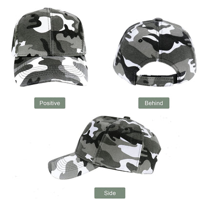 Trump 2024 Camo Baseball Hat with USA Flag - Liberty Essentials Apparel