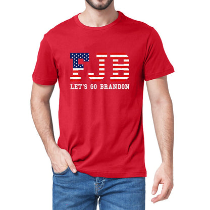 FJB - Let’s Go Brandon Conservative US Flag T-Shirt - Liberty Essentials Apparel