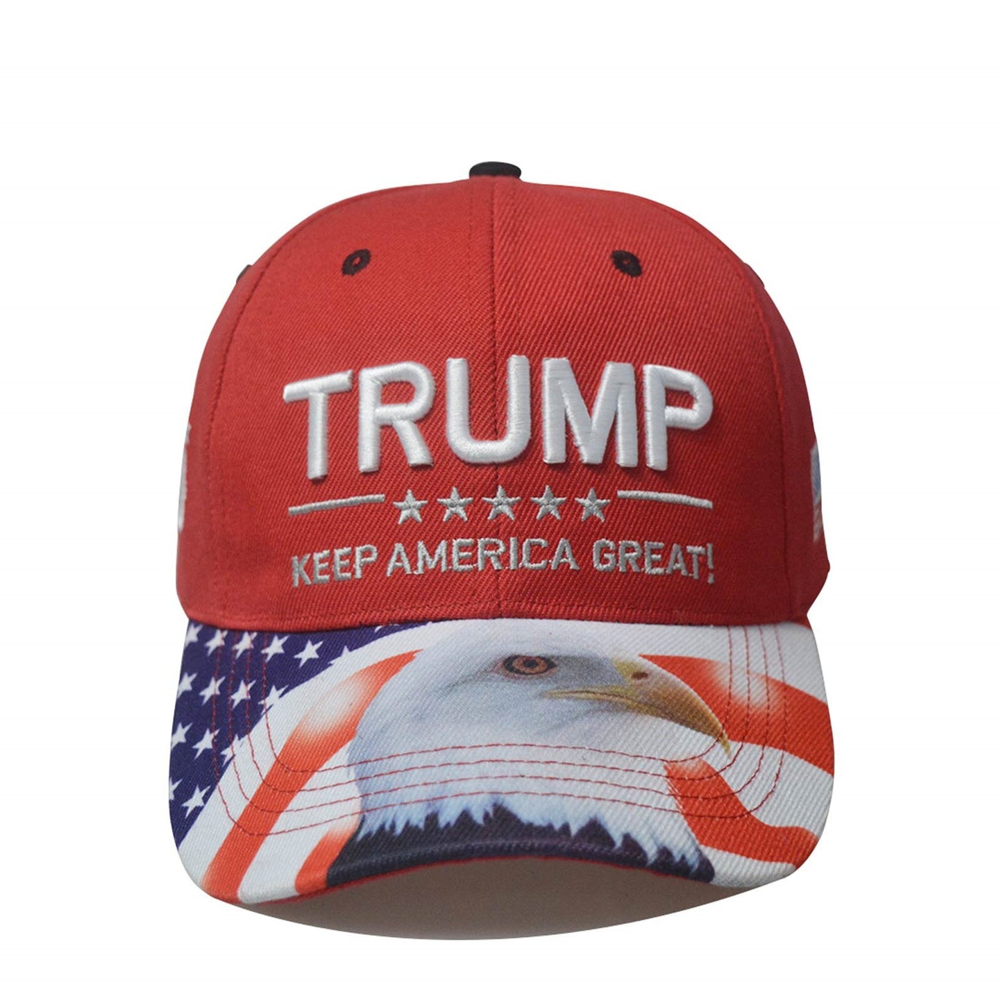 Trump 2024 Camo Baseball Hat with USA Flag - Liberty Essentials Apparel