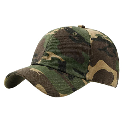 Trump 2024 Camo Baseball Hat with USA Flag - Liberty Essentials Apparel