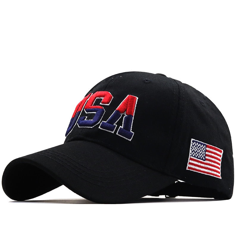 USA Flag Baseball Cap - Liberty Essentials Apparel