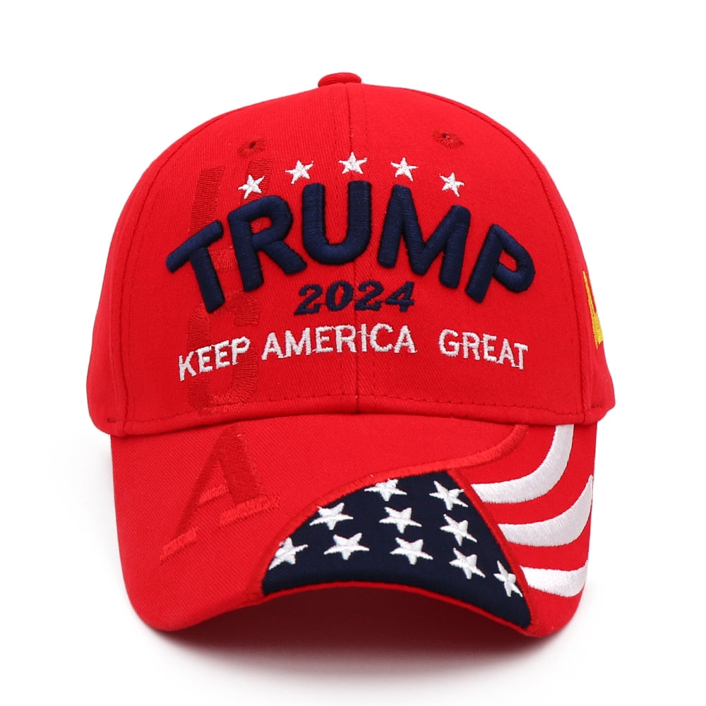 Donald Trump 2024 USA Baseball Cap - Keep America Great! - Liberty Essentials Apparel