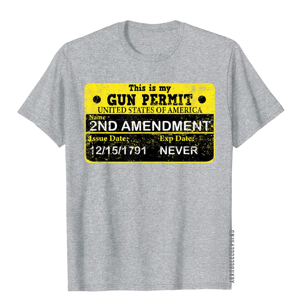 The 2A Is My Gun Permit Proud American Pro 2nd Amendment T-Shirt - Liberty Essentials Apparel