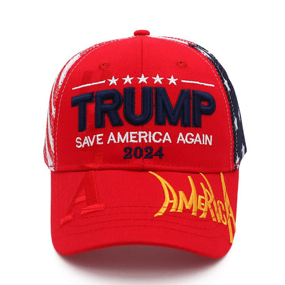 SAVE AMERICA AGAIN Trump 2024 Baseball Cap - Snapback Hat with Embroidery - Liberty Essentials Apparel