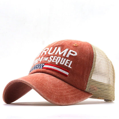 Trump 2024 Presidential Hat Make America Great Again - MAGA Embroidered Mesh Cap - Liberty Essentials Apparel