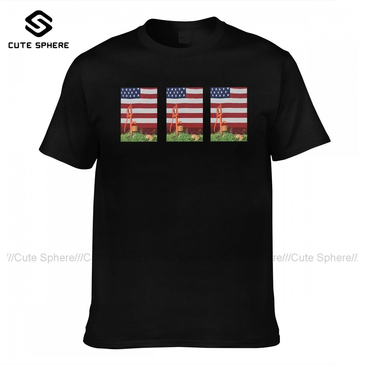 Classic American Flag T-Shirt - Liberty Essentials Apparel