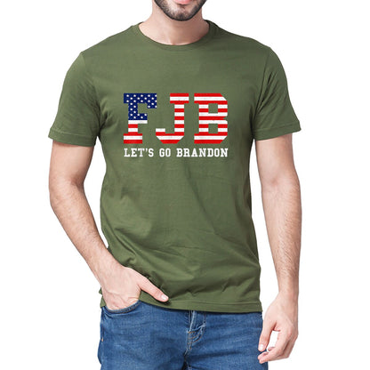 FJB - Let’s Go Brandon Conservative US Flag T-Shirt - Liberty Essentials Apparel