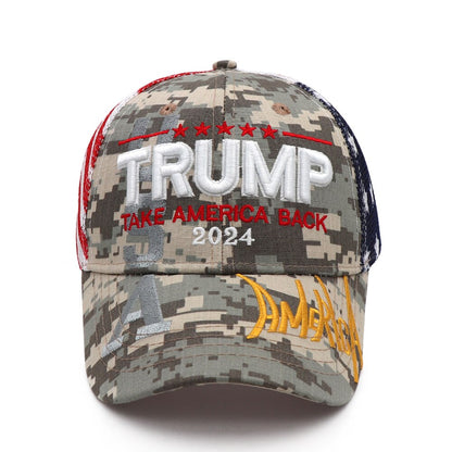 SAVE AMERICA AGAIN Trump 2024 Baseball Cap - Snapback Hat with Embroidery - Liberty Essentials Apparel