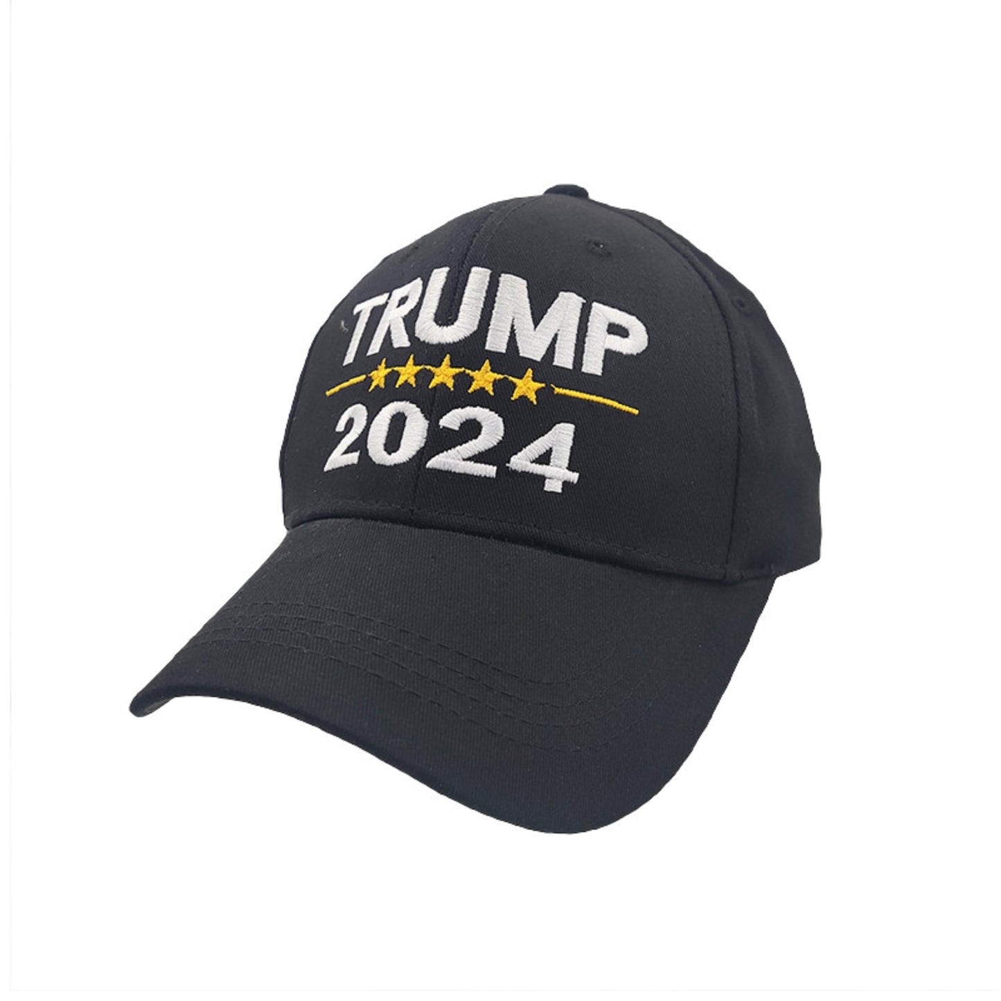 Trump 2024 Camo Baseball Hat with USA Flag - Liberty Essentials Apparel