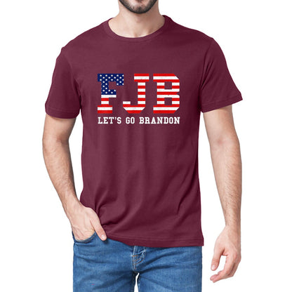 FJB - Let’s Go Brandon Conservative US Flag T-Shirt - Liberty Essentials Apparel