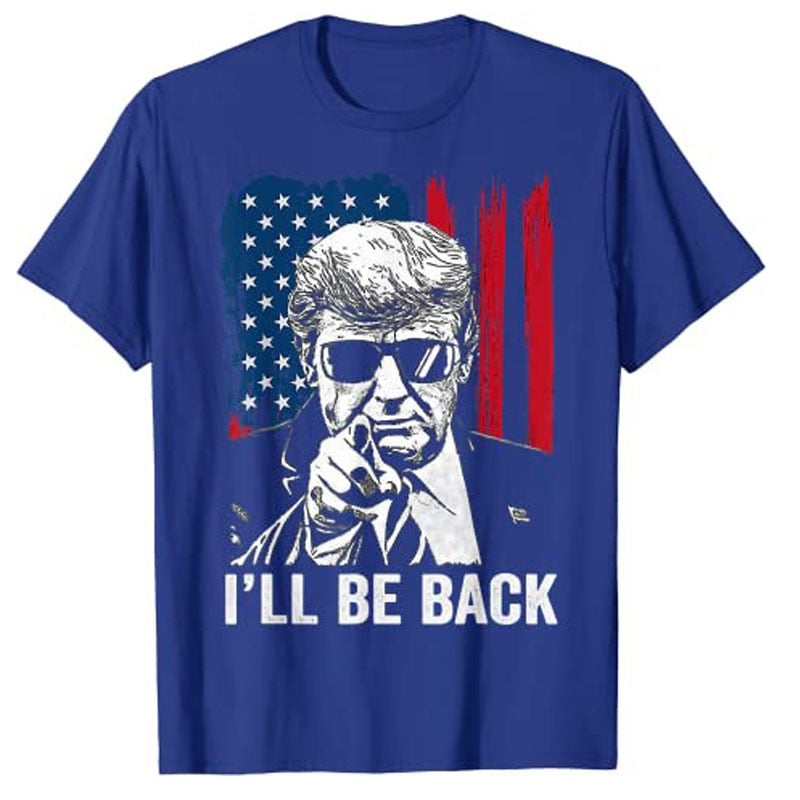 I'll Be Back To Save America Trump 2024 T-Shirt - Liberty Essentials Apparel