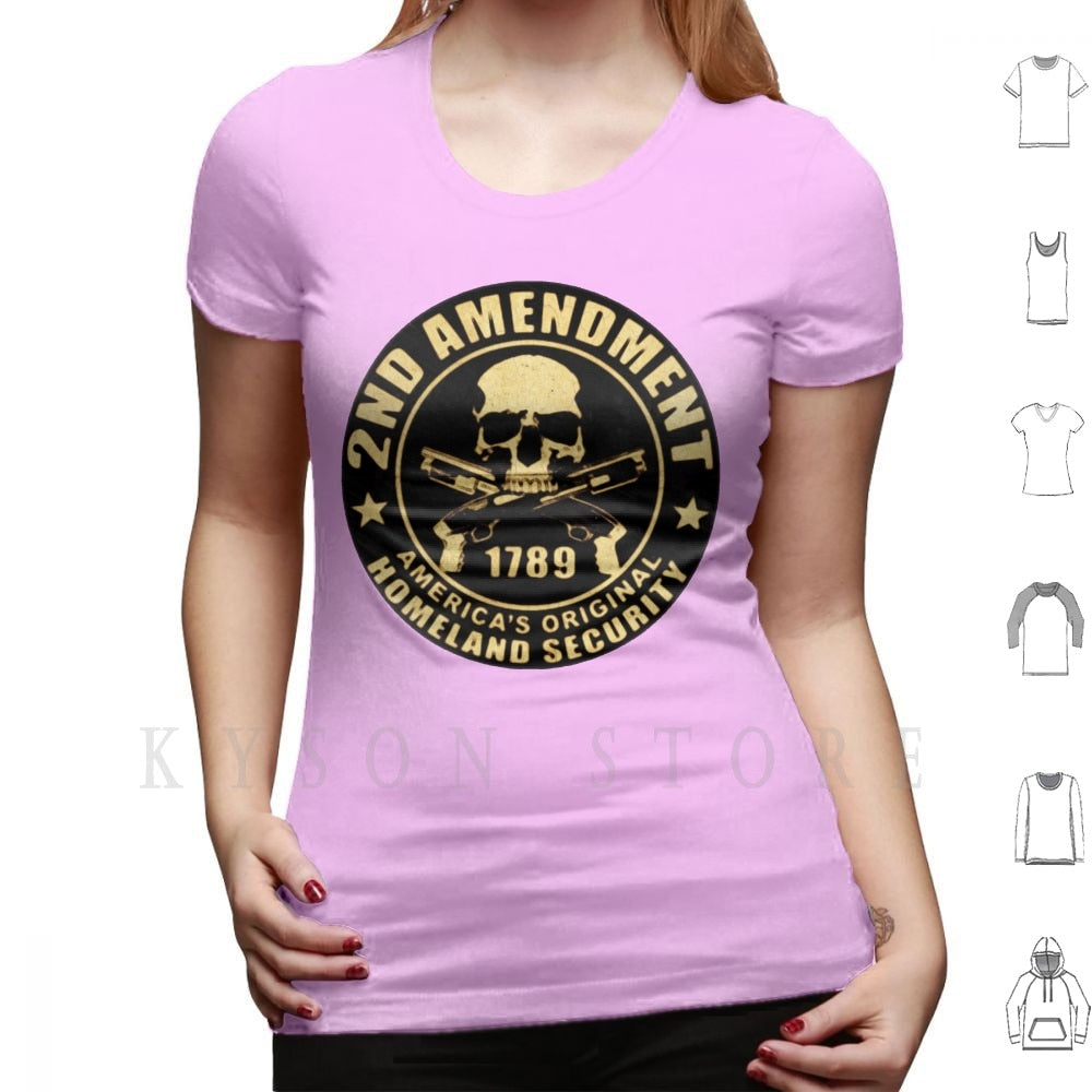 2nd Amendment T Shirt Big Size 100% Cotton - Liberty Essentials Apparel