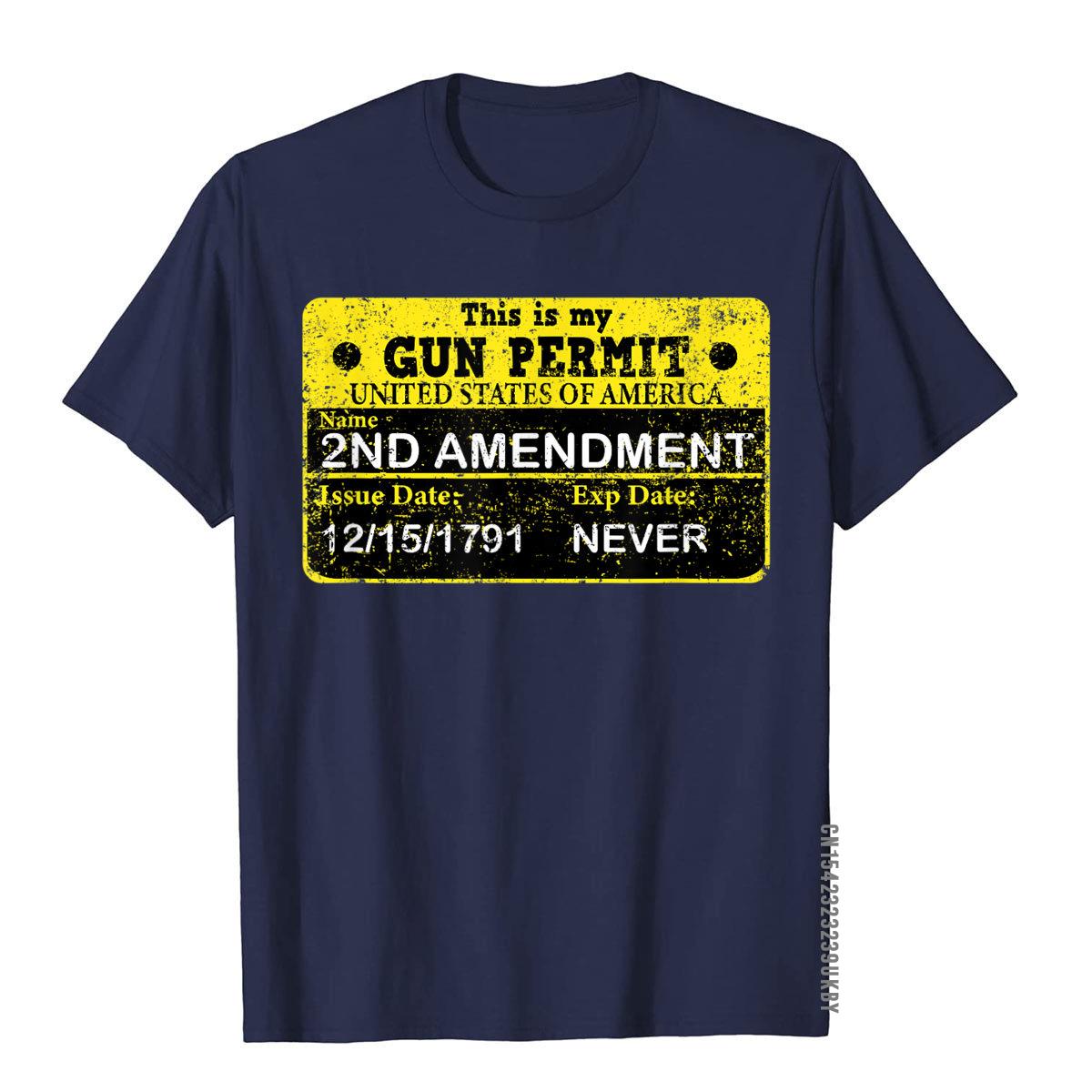 The 2A Is My Gun Permit Proud American Pro 2nd Amendment T-Shirt - Liberty Essentials Apparel