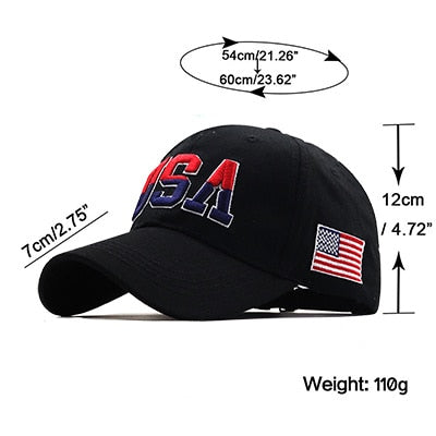USA Flag Baseball Cap - Liberty Essentials Apparel