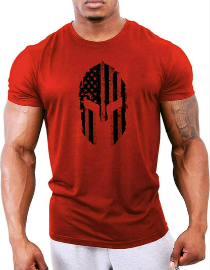 Soldier Stars and Stripes short-sleeved Quick Dry T-shirt - Liberty Essentials Apparel