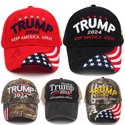 Donald Trump 2024 USA Baseball Cap - Keep America Great! - Liberty Essentials Apparel