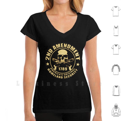 2nd Amendment T Shirt Big Size 100% Cotton - Liberty Essentials Apparel