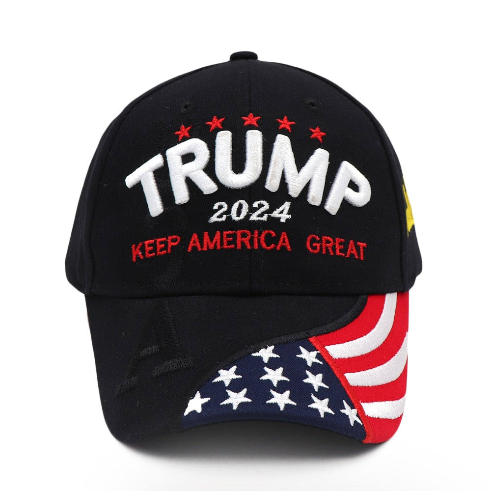 Donald Trump 2024 USA Baseball Cap - Keep America Great! - Liberty Essentials Apparel