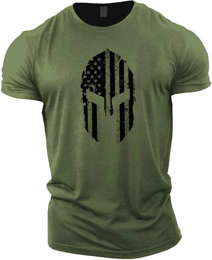 Soldier Stars and Stripes short-sleeved Quick Dry T-shirt - Liberty Essentials Apparel