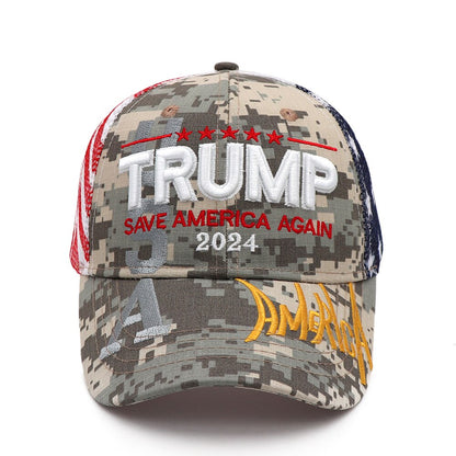 SAVE AMERICA AGAIN Trump 2024 Baseball Cap - Snapback Hat with Embroidery - Liberty Essentials Apparel