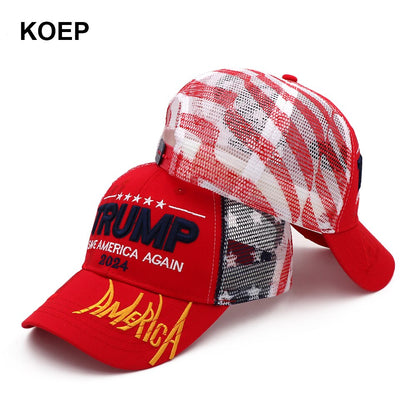 SAVE AMERICA AGAIN Trump 2024 Baseball Cap - Snapback Hat with Embroidery - Liberty Essentials Apparel