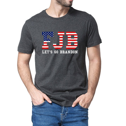 FJB - Let’s Go Brandon Conservative US Flag T-Shirt - Liberty Essentials Apparel