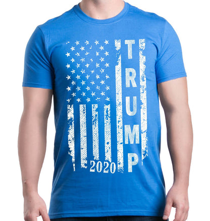 Trump 2020 USA Flag T-Shirt - Political and Patriotic - Liberty Essentials Apparel