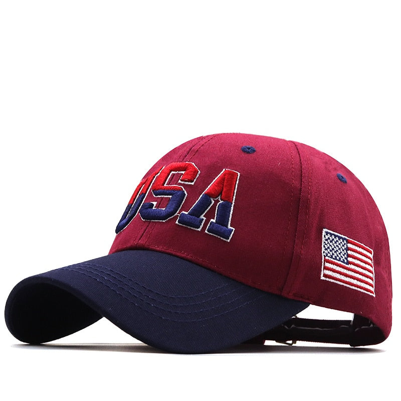 USA Flag Baseball Cap - Liberty Essentials Apparel