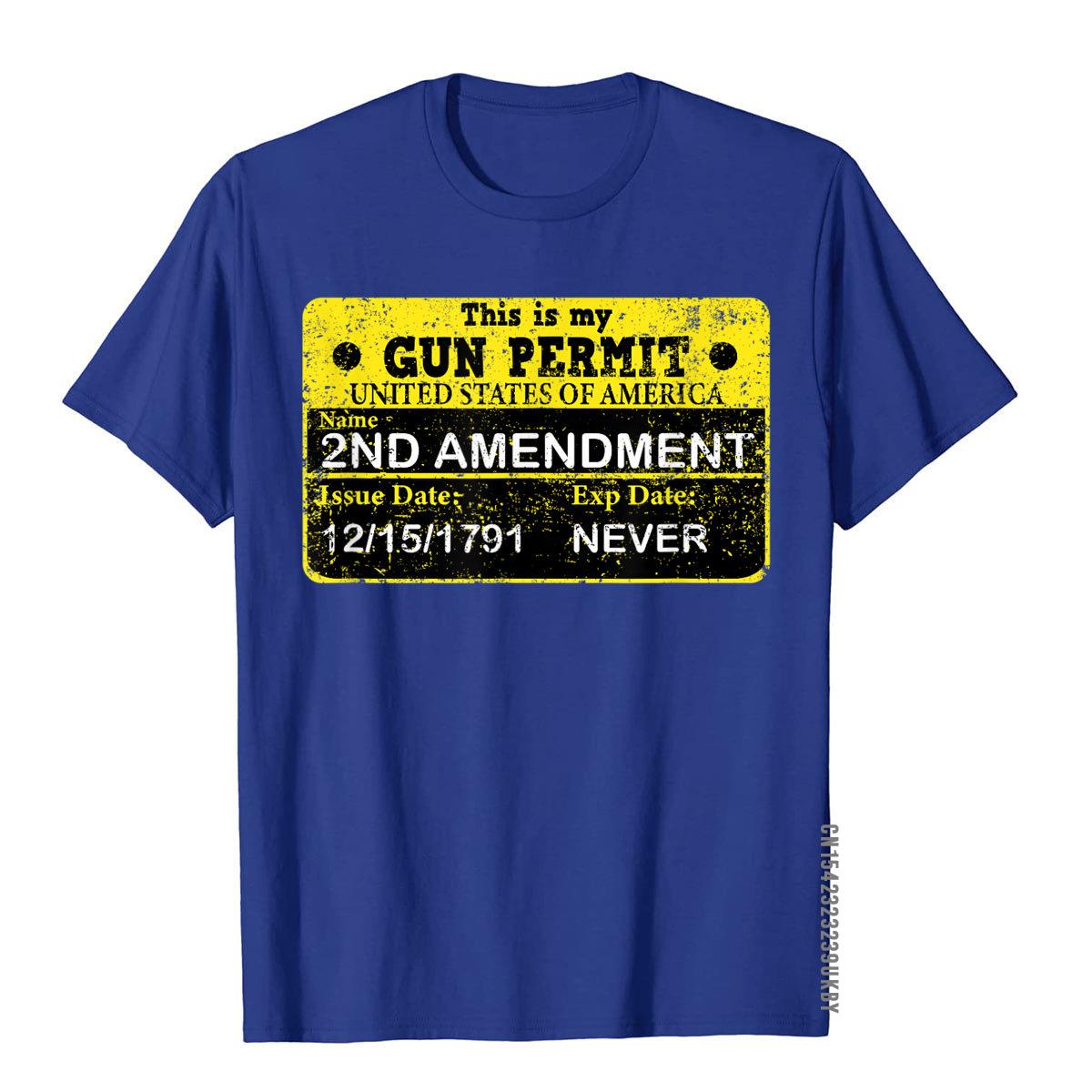 The 2A Is My Gun Permit Proud American Pro 2nd Amendment T-Shirt - Liberty Essentials Apparel