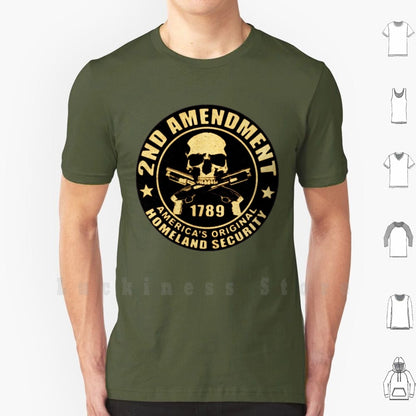 2nd Amendment T Shirt Big Size 100% Cotton - Liberty Essentials Apparel
