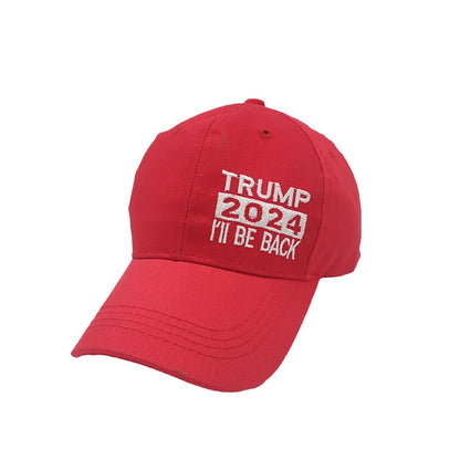 Trump 2024 Camo Baseball Hat with USA Flag - Liberty Essentials Apparel