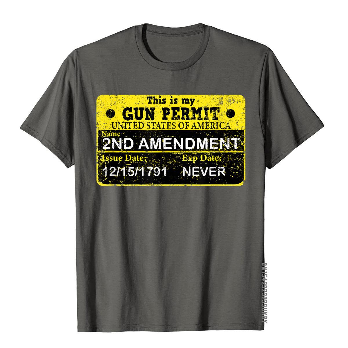 The 2A Is My Gun Permit Proud American Pro 2nd Amendment T-Shirt - Liberty Essentials Apparel